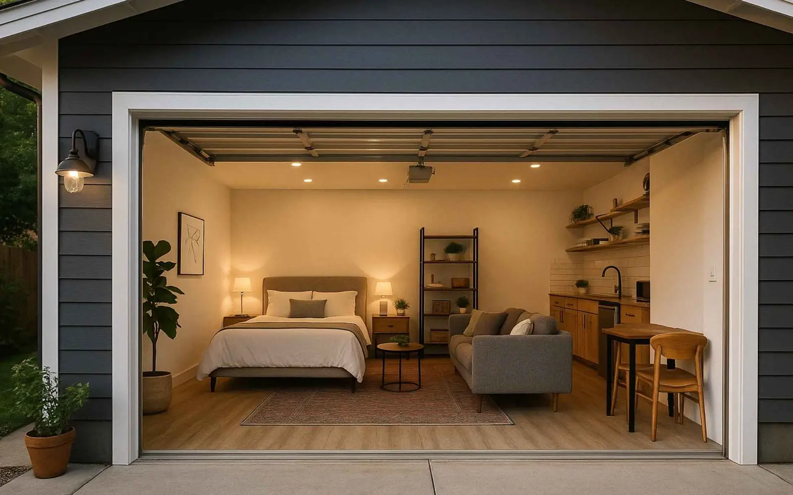 Garage-to-ADU conversion in Hayward, CA