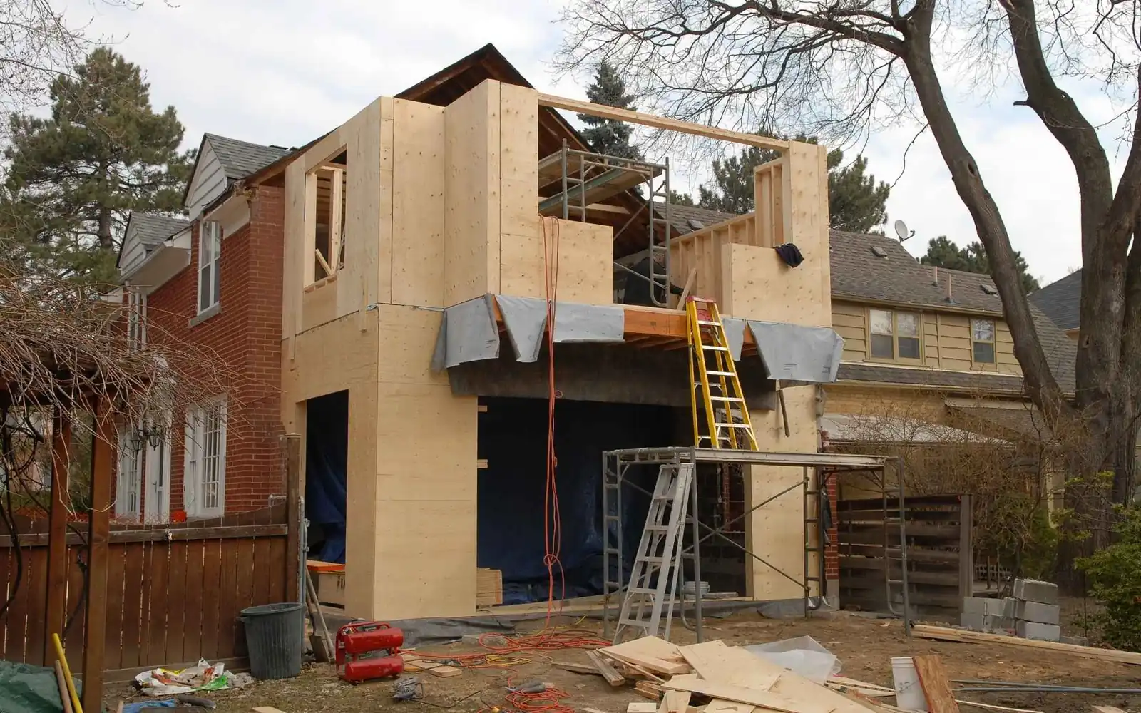 Second-story addition on a Hayward home
