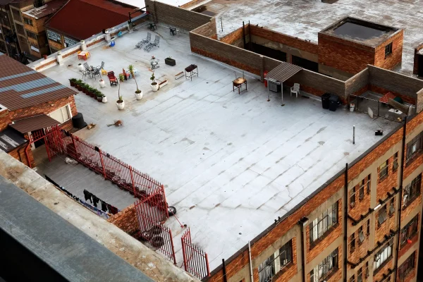 Flat roofing